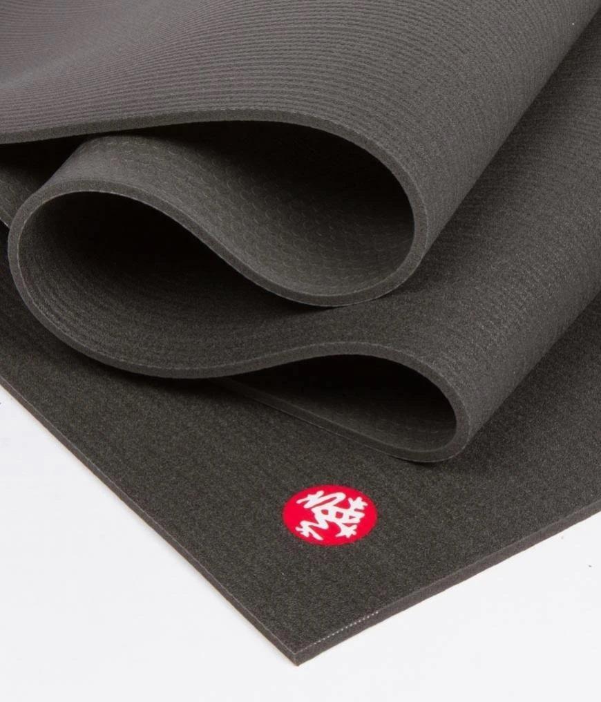 Manduka Pro Solid Yoga Mat 6mm - Sustainable Yoga Mat, Black