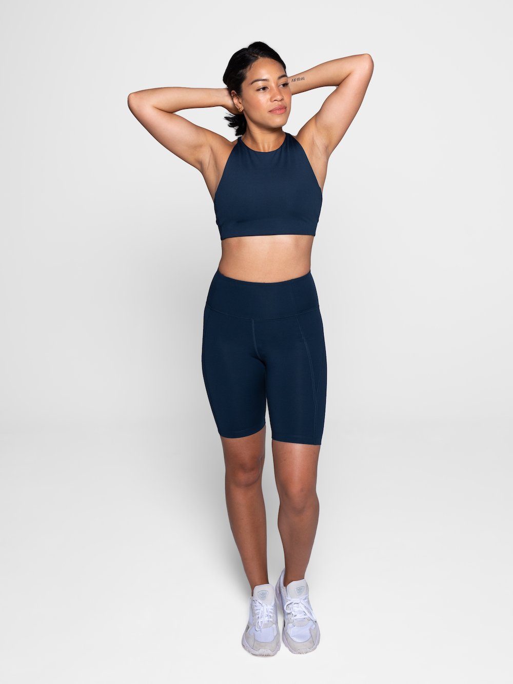 Girlfriend Collective Topanga sports Bra, Midnight / XS