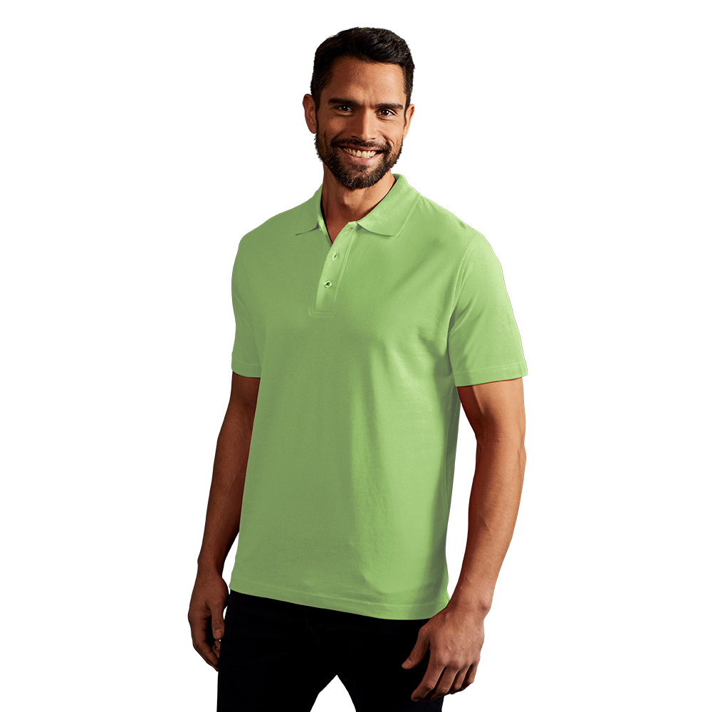 Superior Poloshirt Herren, Wilde Limette, XXL