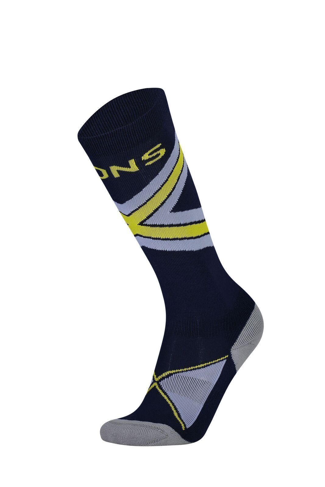Mons Royale Women's Lift Access Sock - Merino Wool, Navy / Blue Fog / S (35-37)