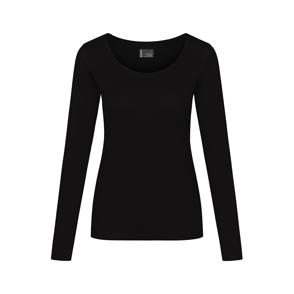 EXCD Langarmshirts Plus Size Damen, Schwarz, XXXL
