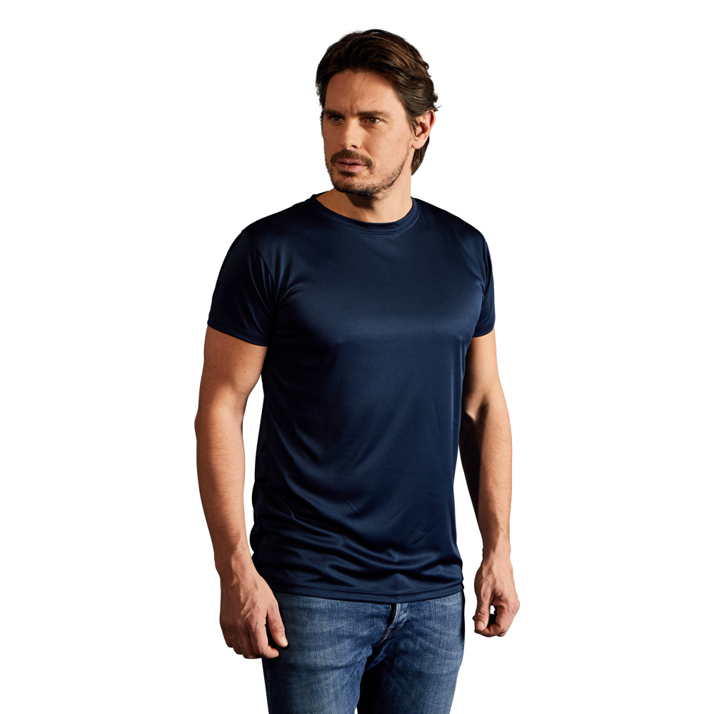 UV-Performance T-Shirt Herren, Marineblau, L