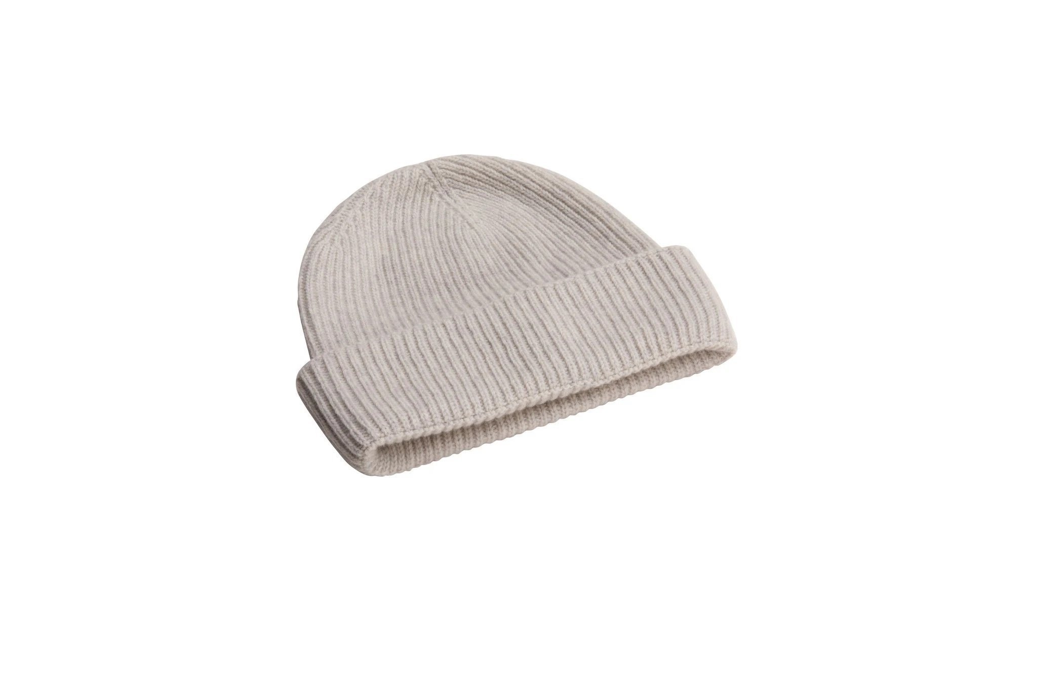 North Outdoor Kulo Beanie - 100% Merino Wool - Made in Finland, Porridge Grey