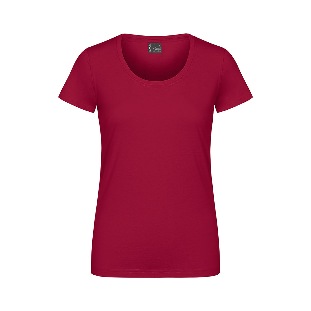 EXCD T-Shirt Plus Size Damen, Granat, XXXL