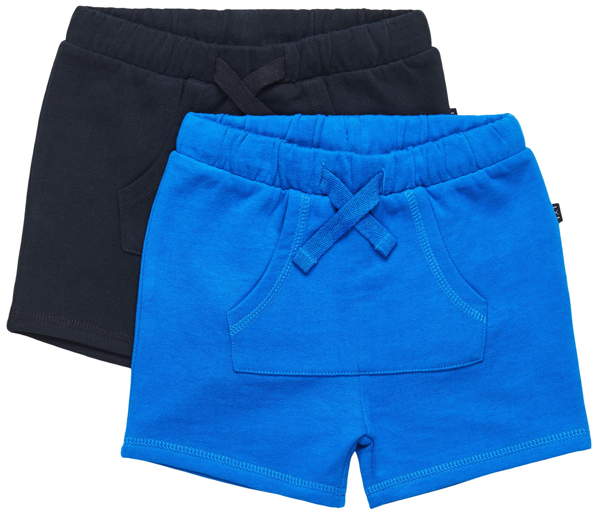 Luca & Lola Ricolo Shorts 2er Pack, Black/Blue 86-92