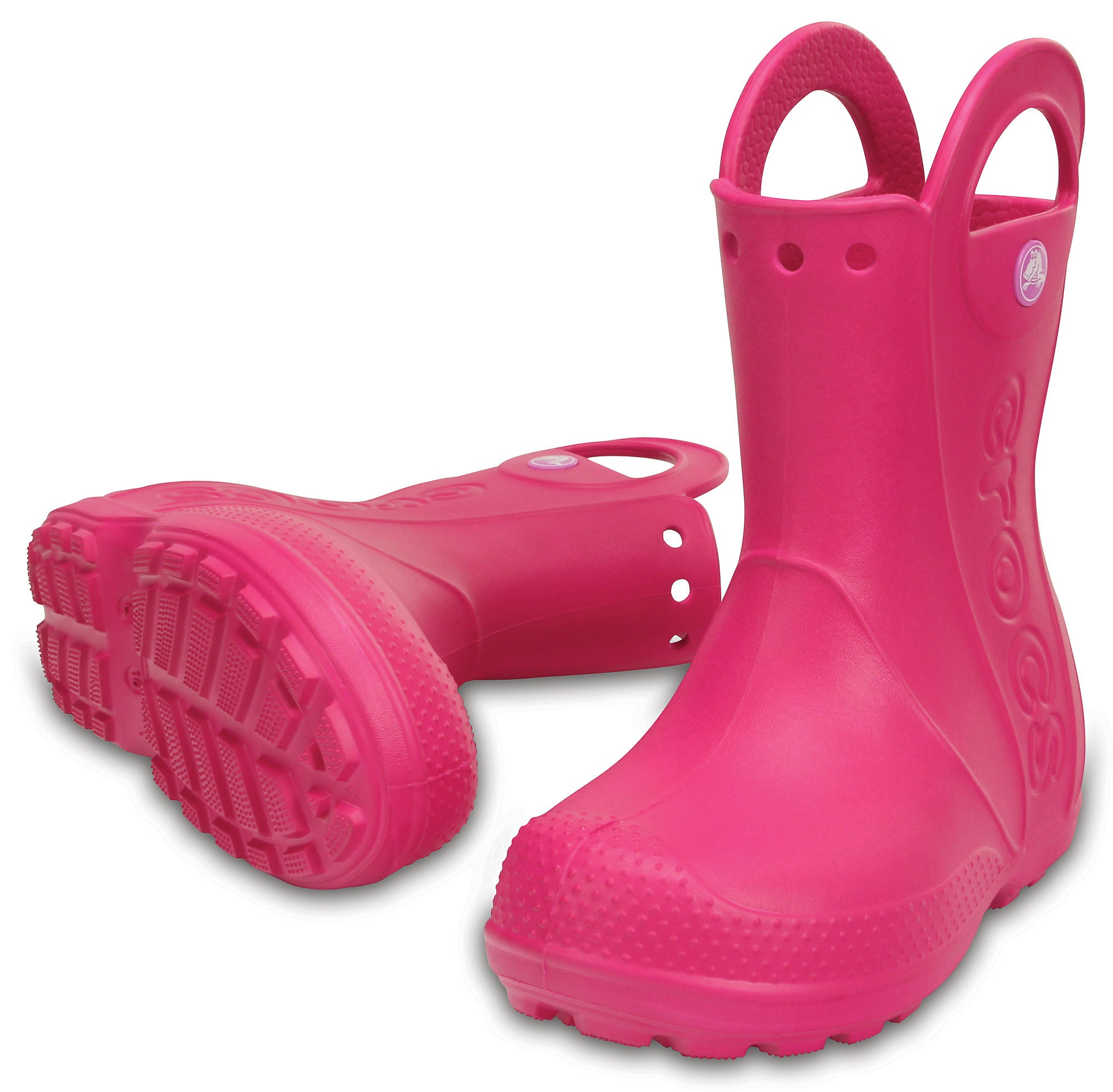 Crocs Kids Handle It Gummistiefel, Rosa 22/23