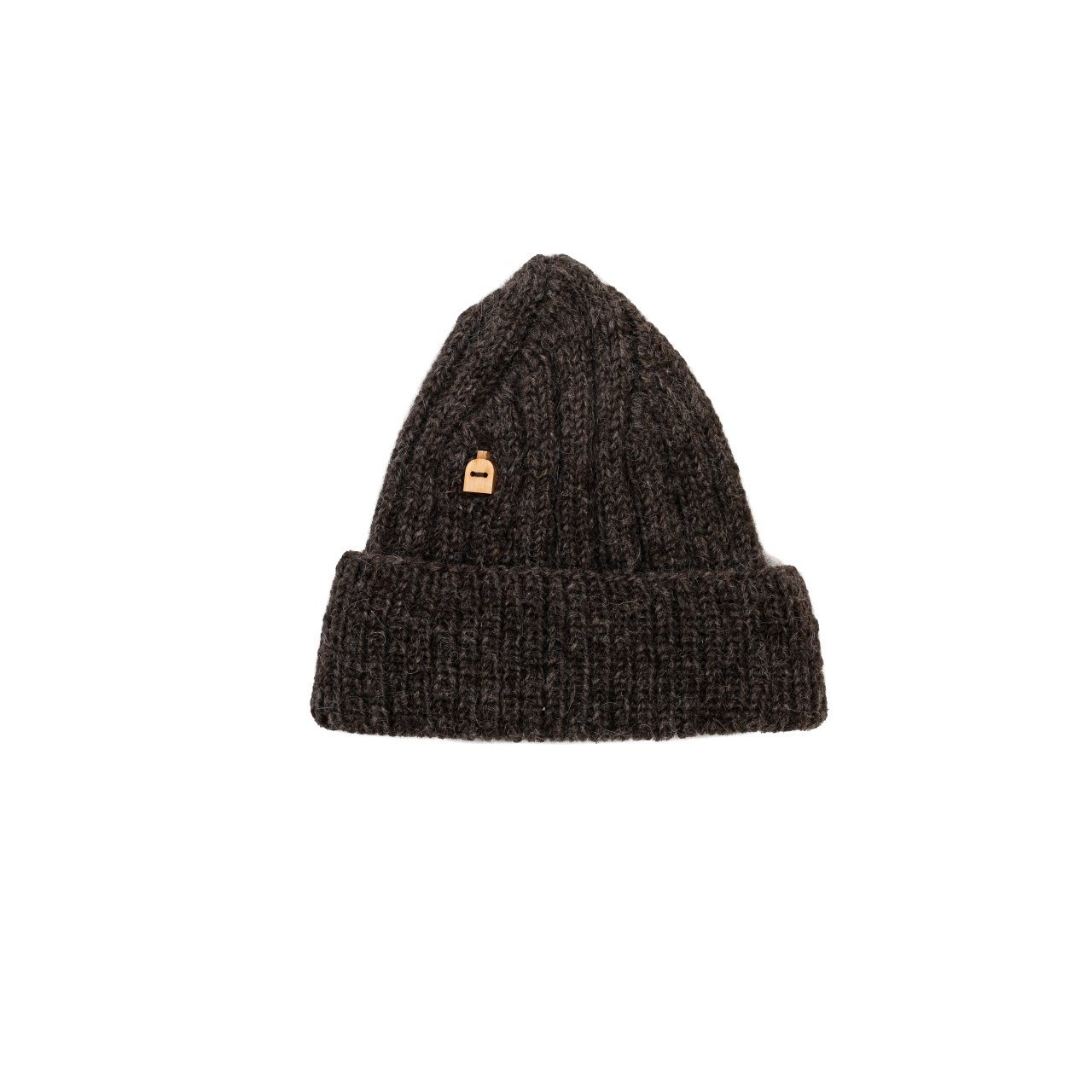 Myssyfarmi Ahti Beanie - Organic Wool, Dark Grey / One Size