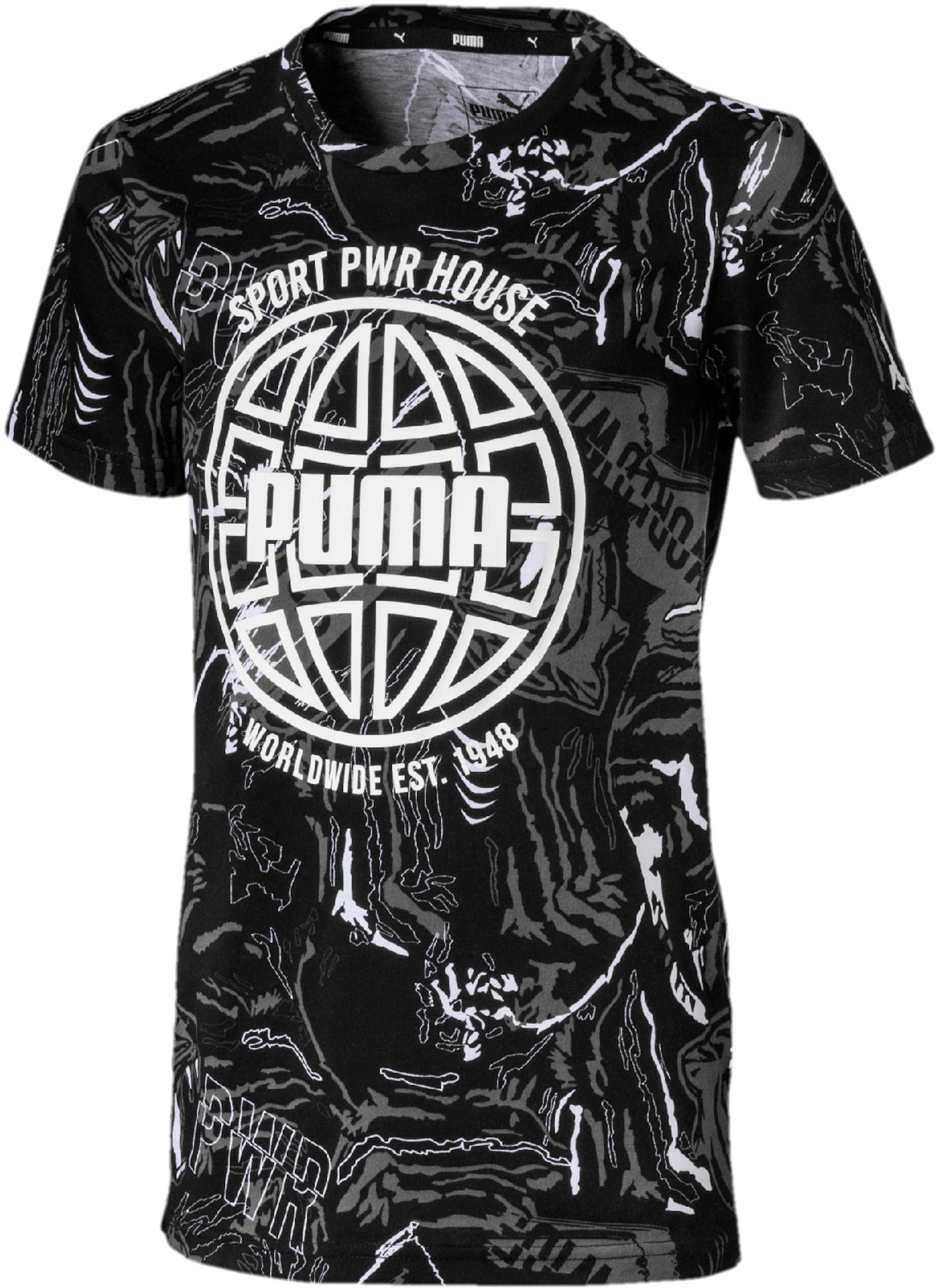 Puma Alpha Aop T-Shirt, Black 92