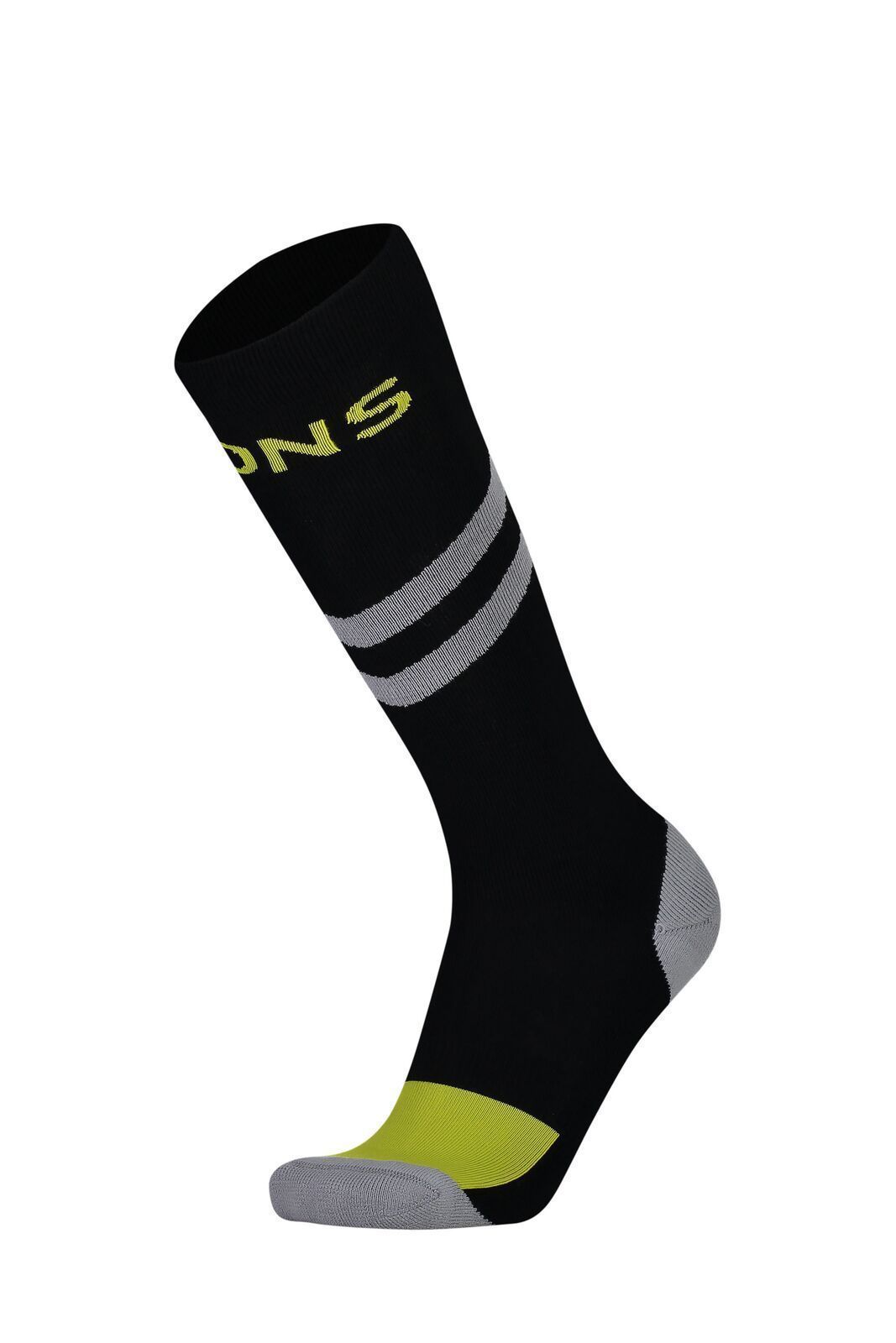 Mons Royale Men's Lift Access Sock - Merino Wool, Black/Grey / S (39-41)