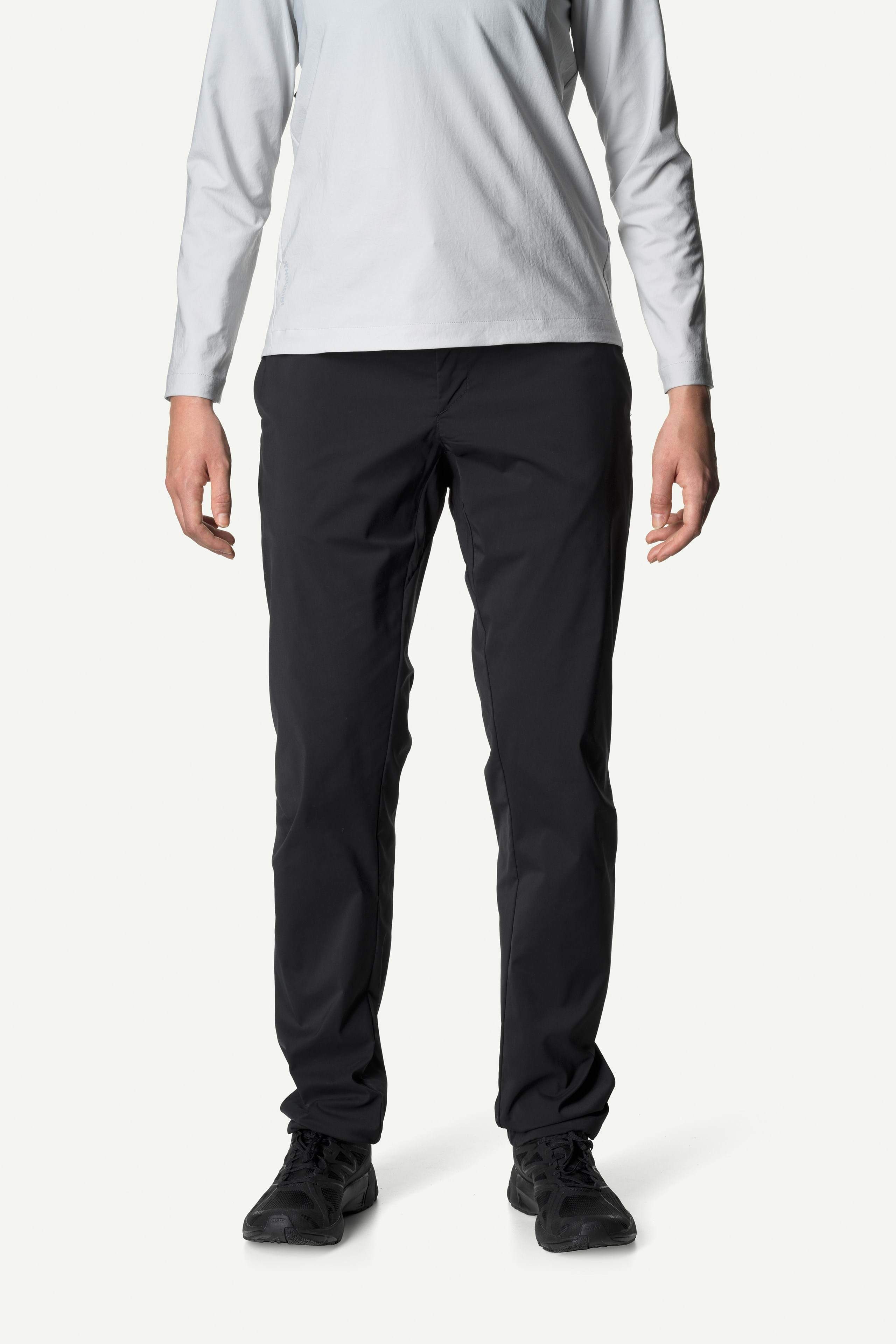Houdini Women's Omni Pants - Recycled Polyester, True Black / M