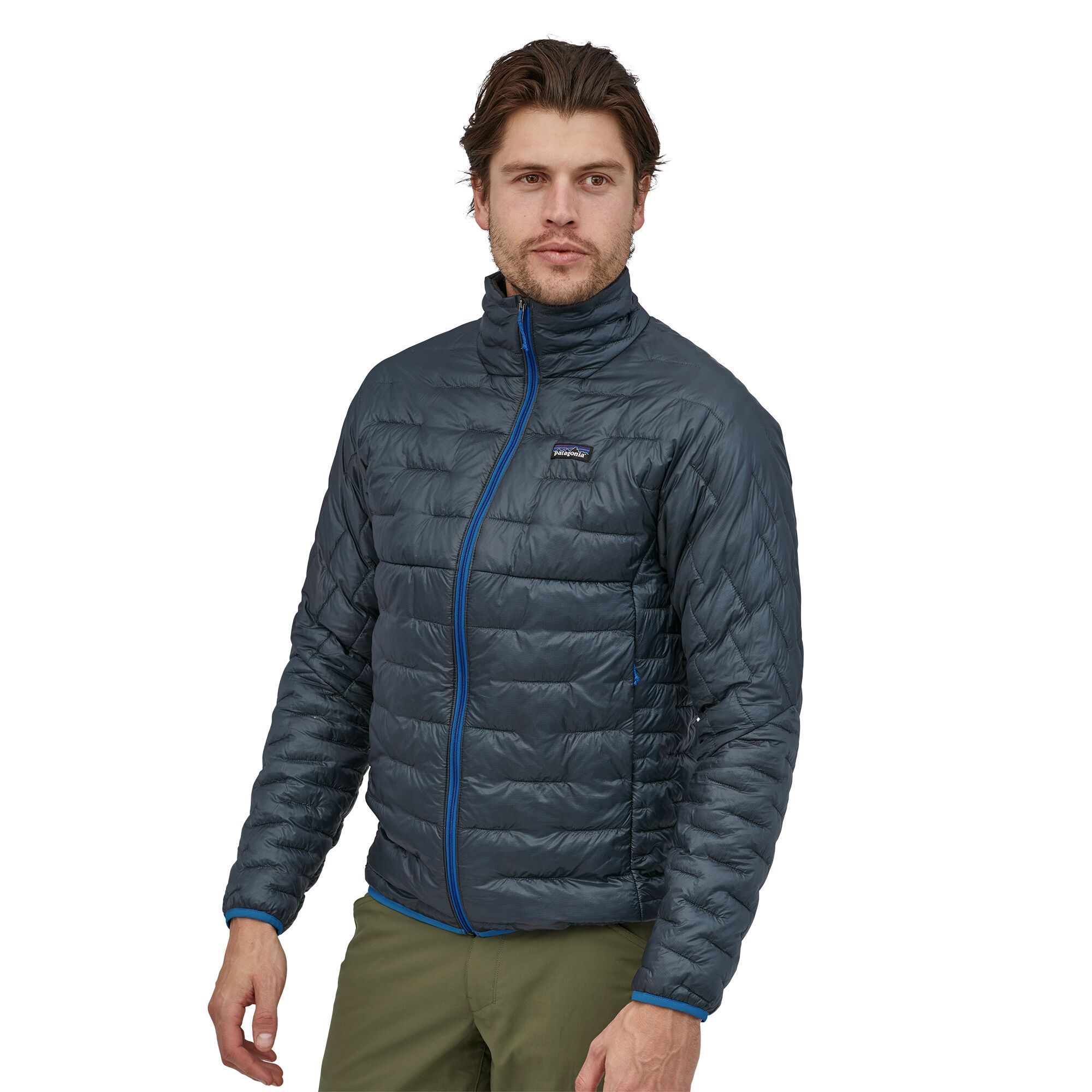 Patagonia Men's Micro Puff® Jacket - Fair Trade Certified sewn, Smolder Blue / S