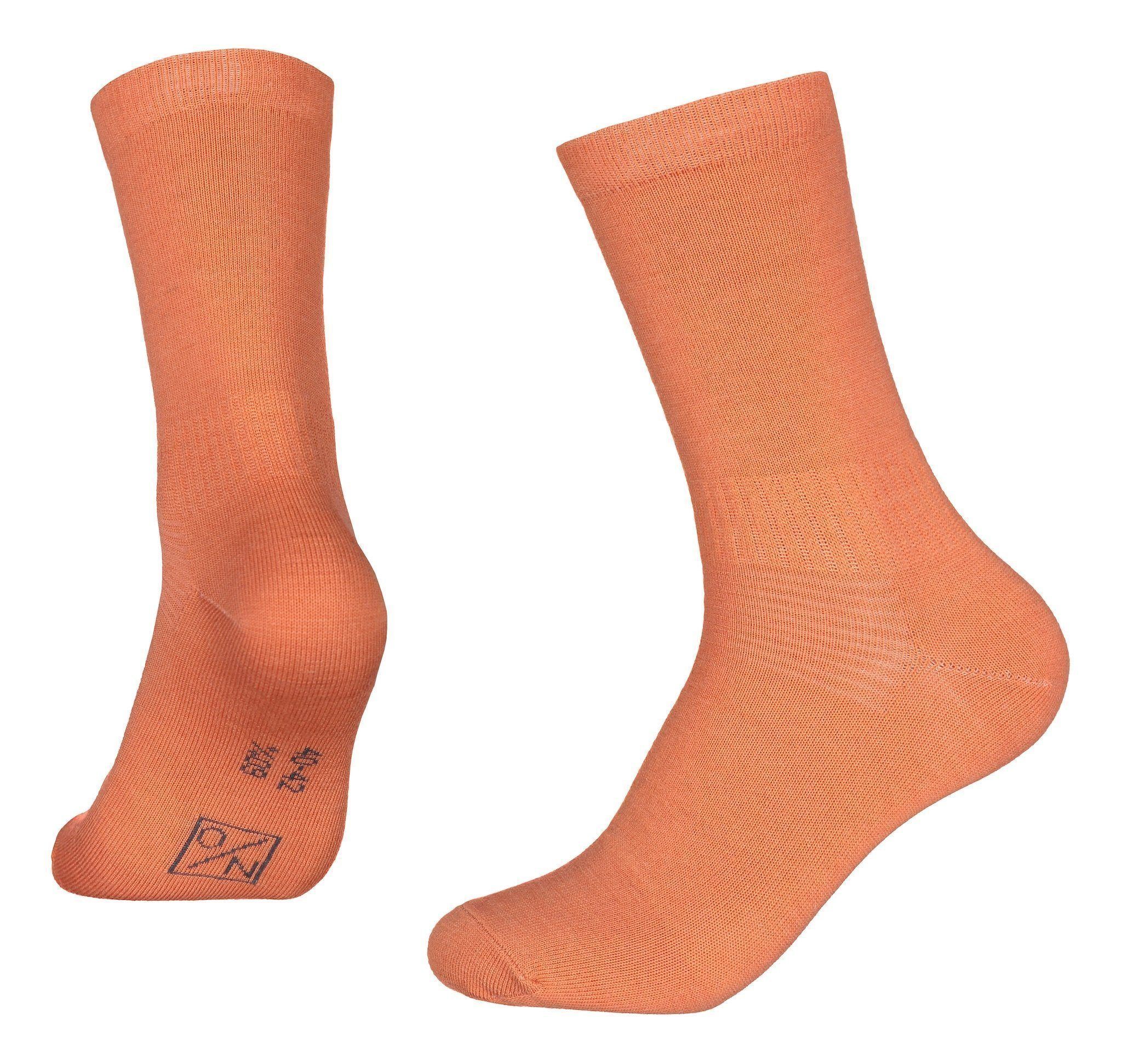 North Outdoor Merino Wool Socks BASIC - Merino 60, Salmon / 36-39