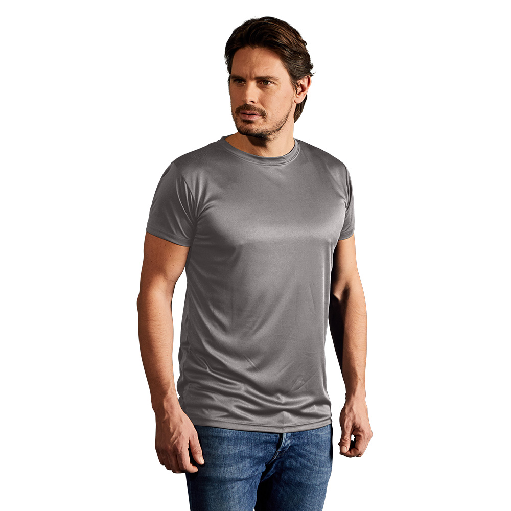 UV-Performance T-Shirt Herren, Hellgrau, L
