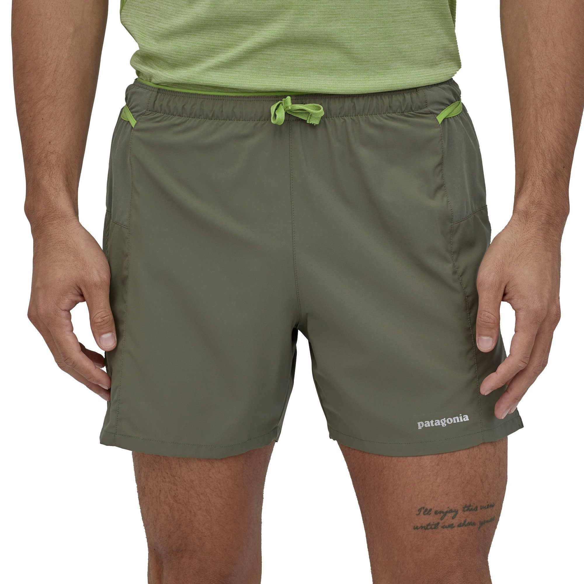 Patagonia Men's Strider Pro Running Shorts - Inseam 5", Industrial Green / S