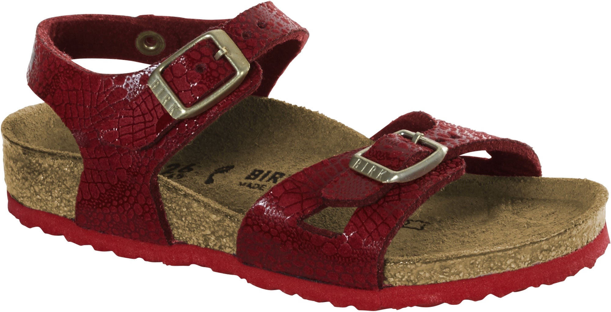 Birkenstock Rio Kids Sandalen, Red 24