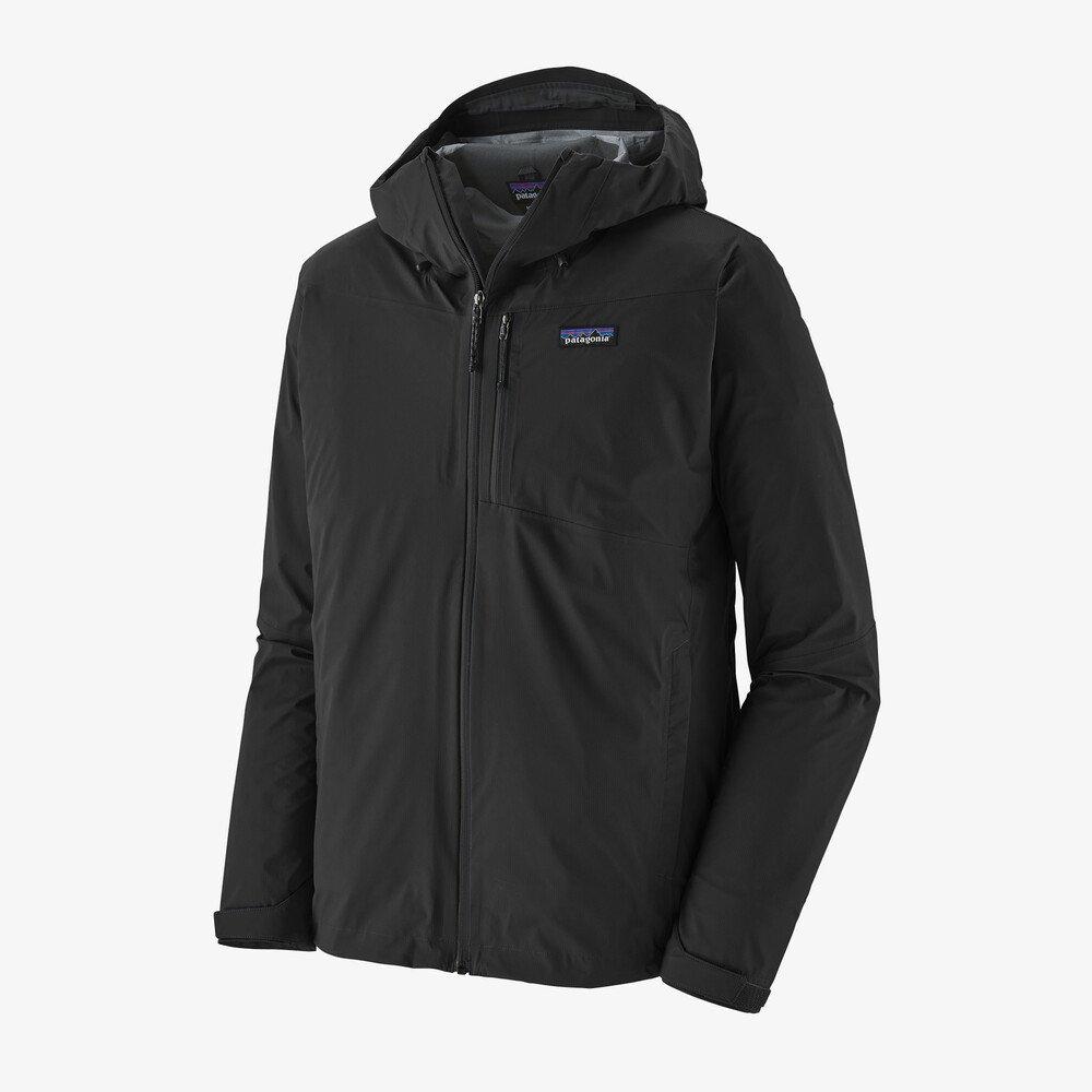 Patagonia Men's Rainshadow Jackets - 100% Recycled Nylon, Black / XL