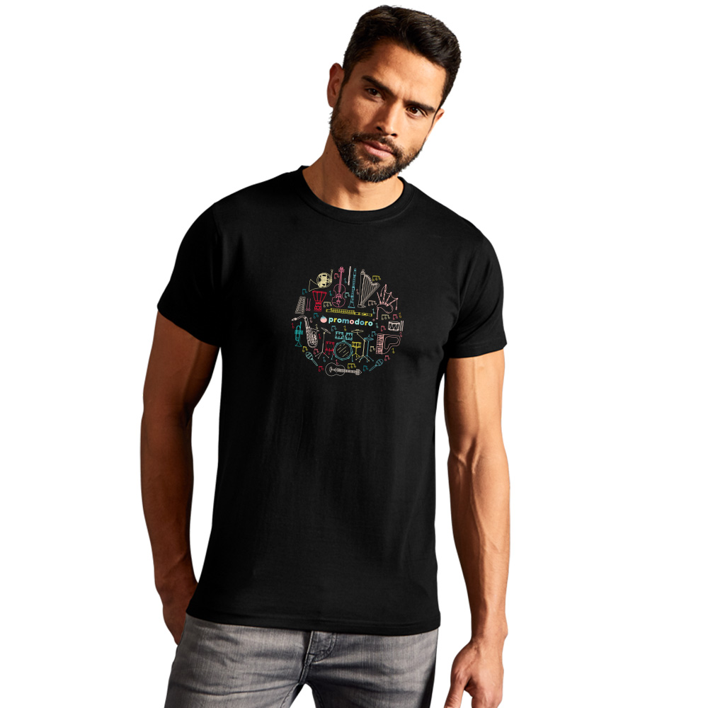 Print "promodoro orchestra" Premium T-Shirt Herren, Schwarz, XXL