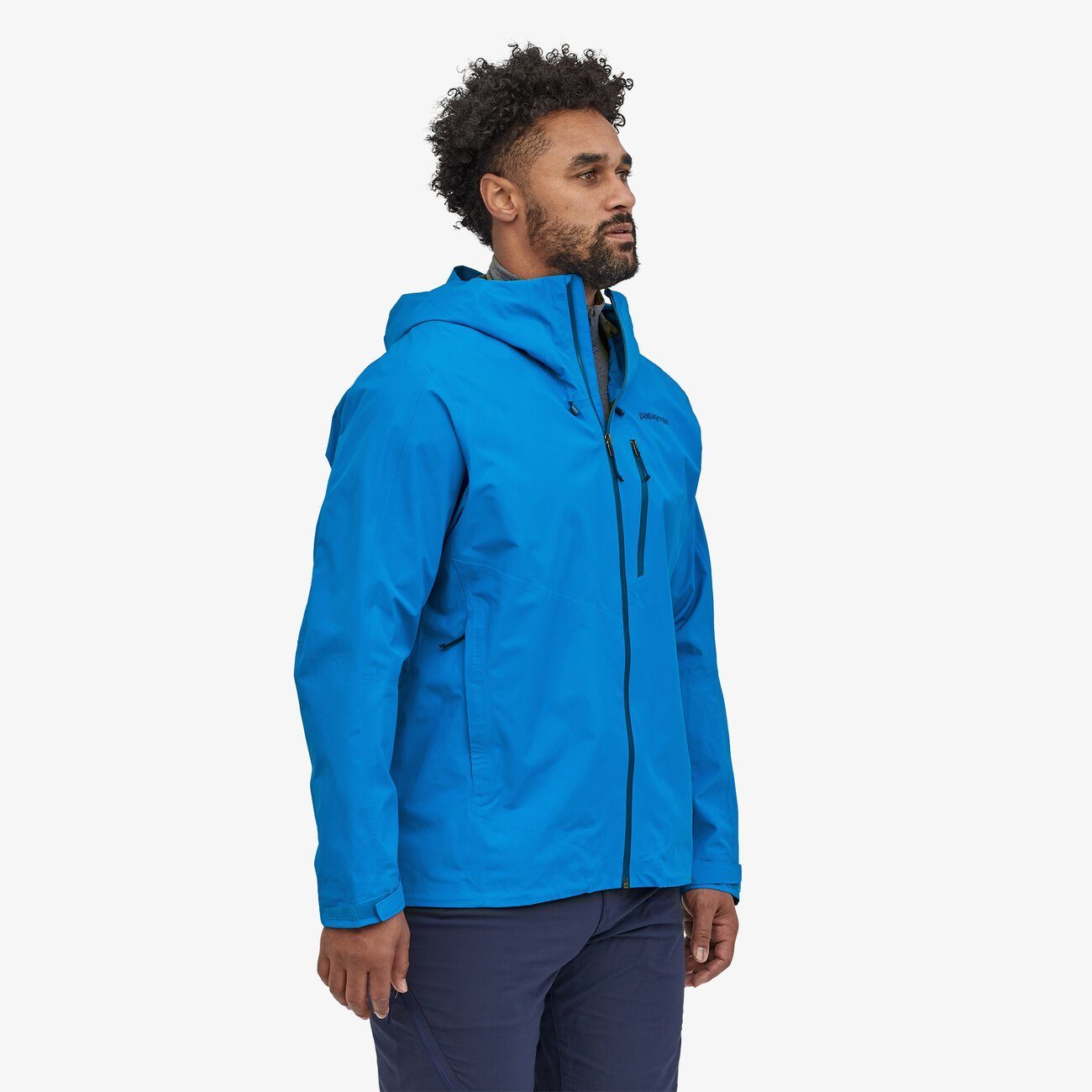 Patagonia Men's Calcite Shell Jacket - Gore-Tex - 100% Recycled Polyester, Andes Blue / S