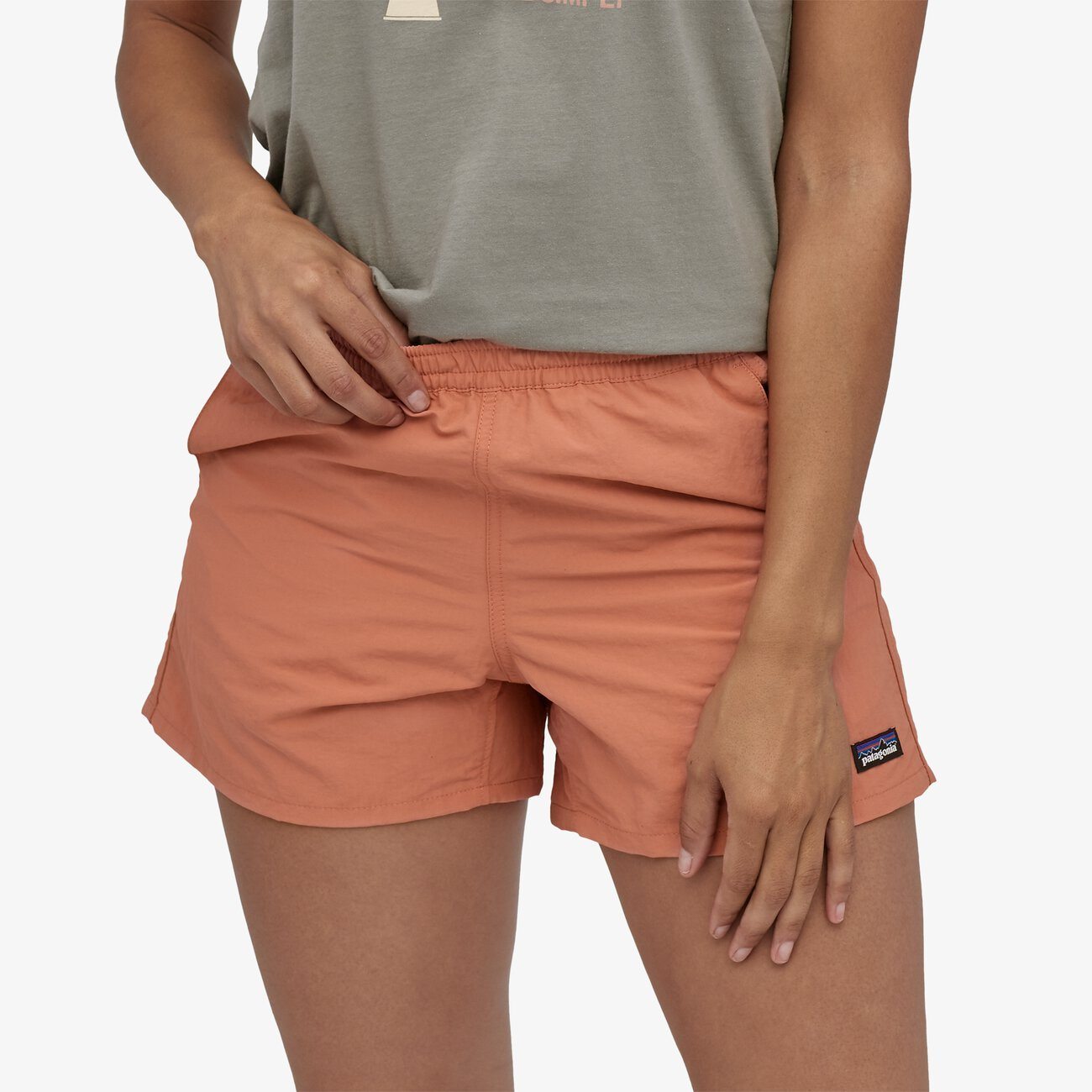 Patagonia Women's Baggies Shorts - 5 in., Mellow Melon / XS