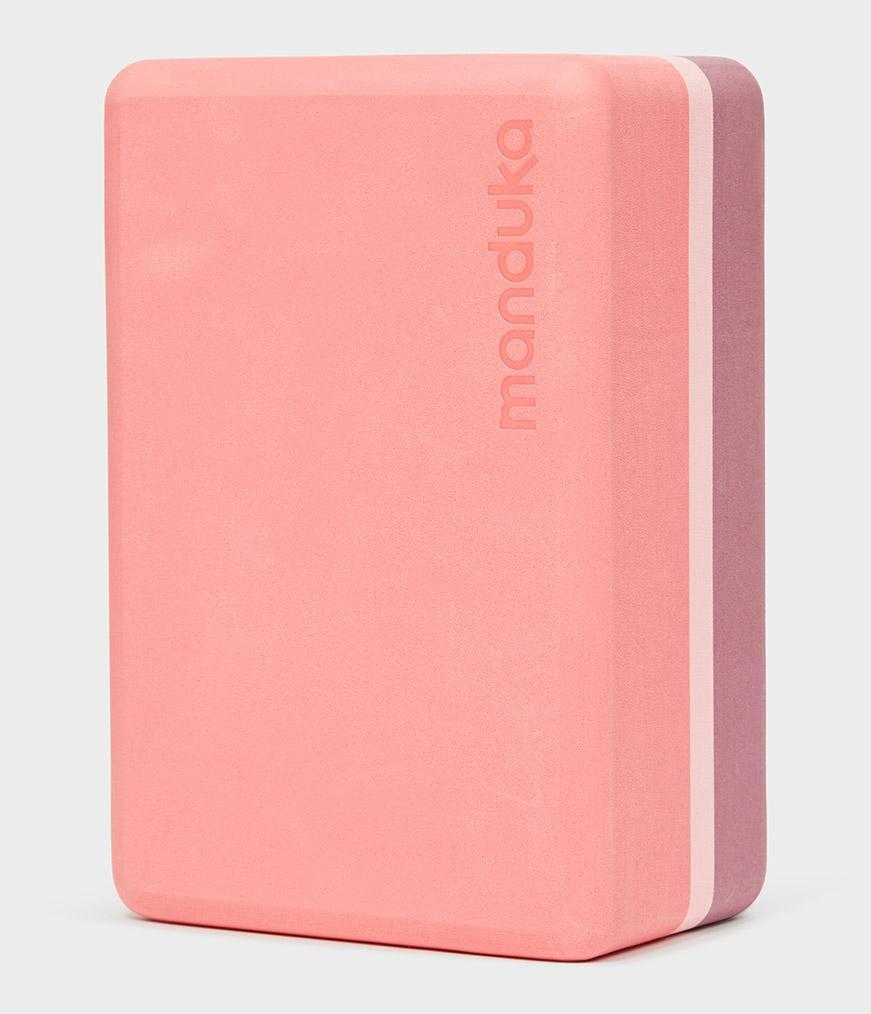 Manduka Recycled Foam Yoga Block, Clay