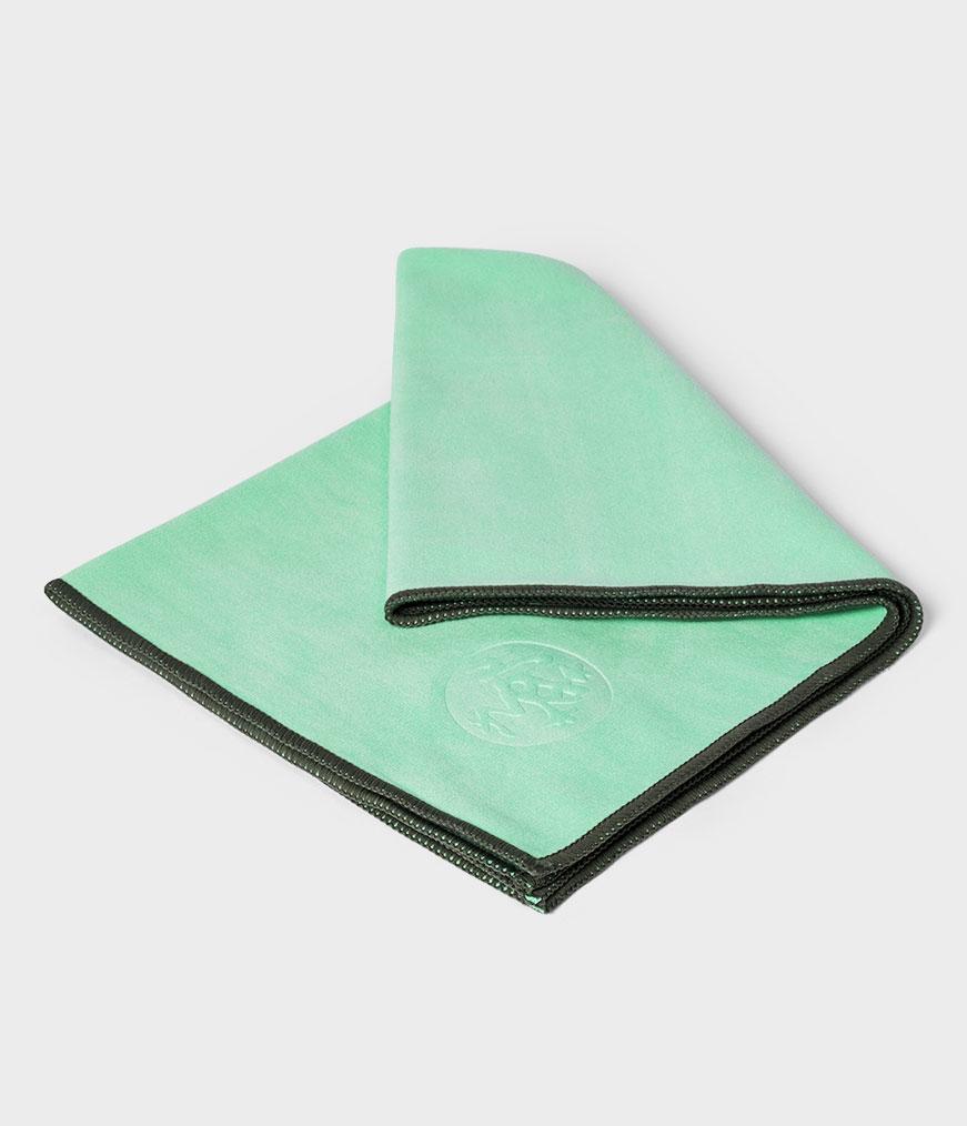 Manduka Equa Hand Yoga Towel, Green Ash