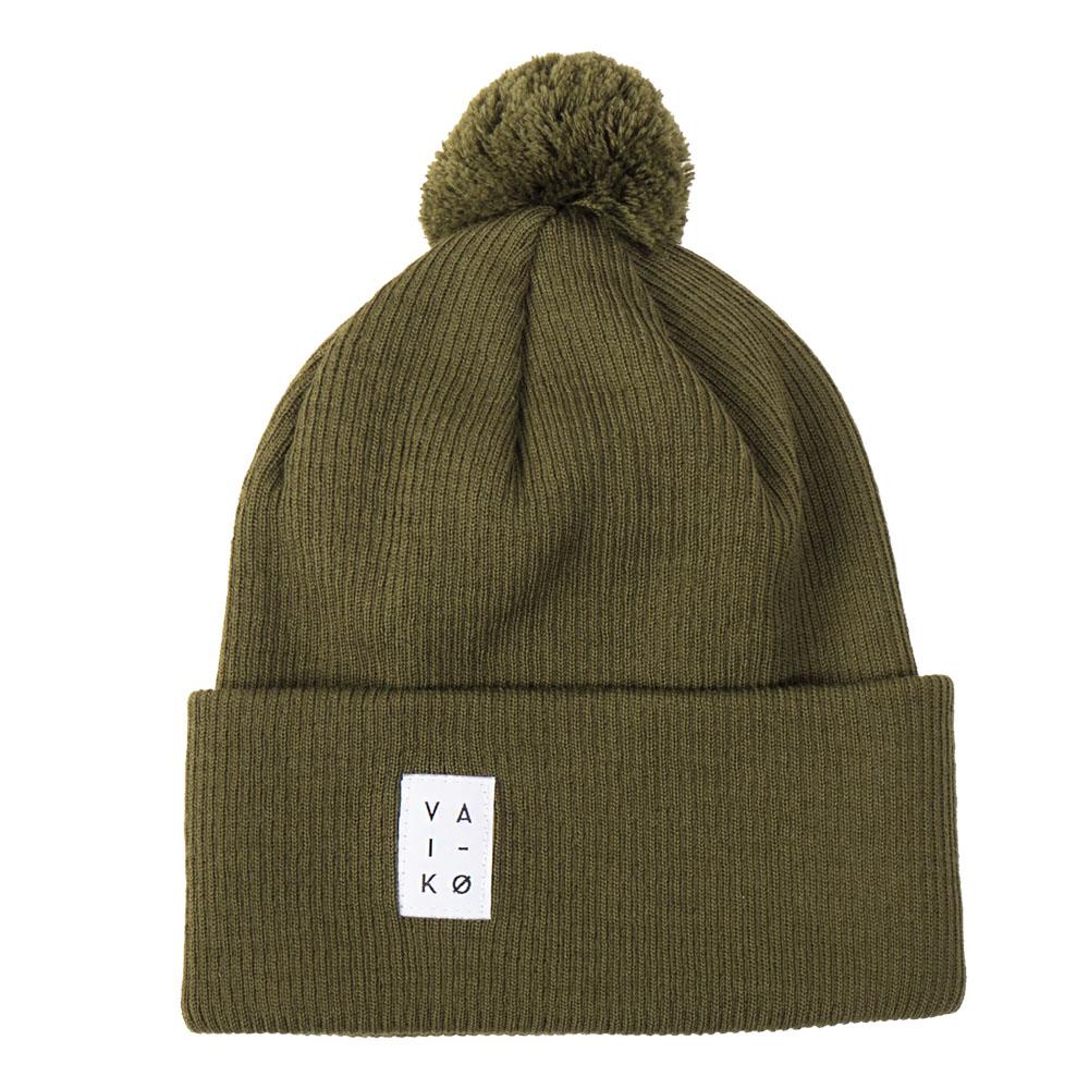 VAI-KØ ILO Beanie - Merino Wool, Moss Green