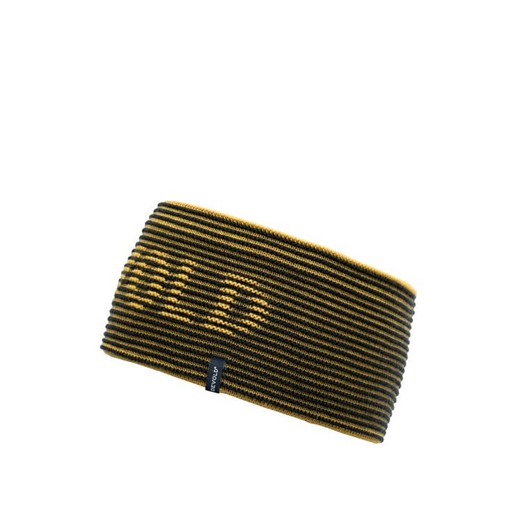 Devold Rib Logo Headband - Merinowool, Arrowwood