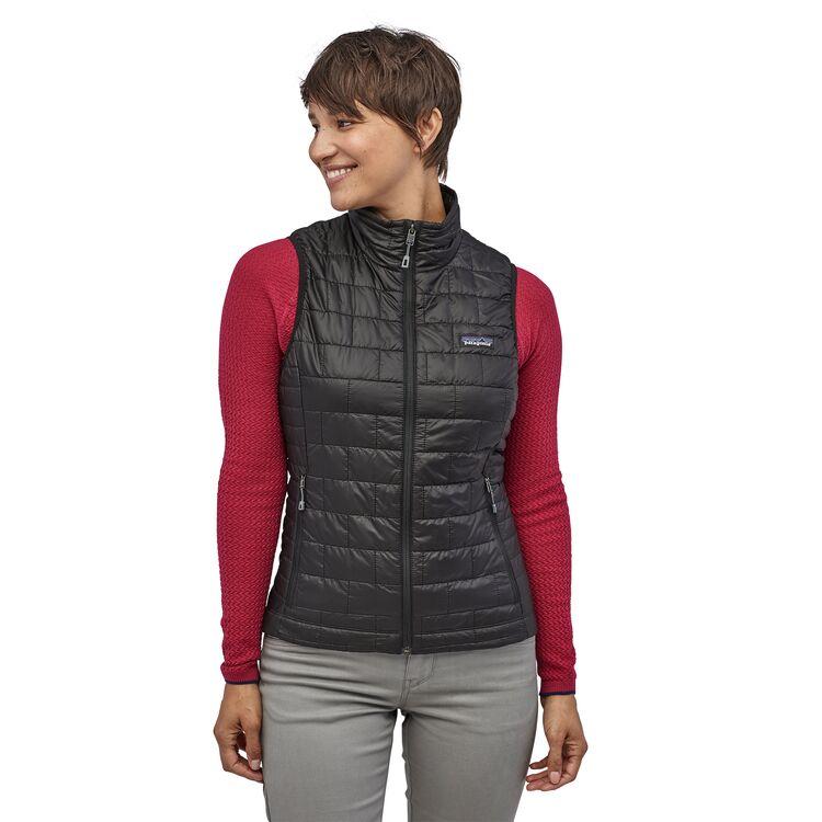 W's Nano Puff Vest - Recycled polyester, Black / L