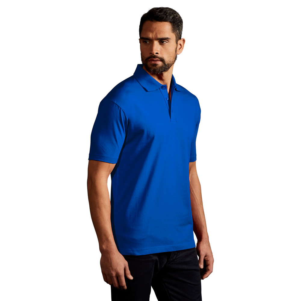 Jersey Poloshirt Herren, Königsblau, XXL