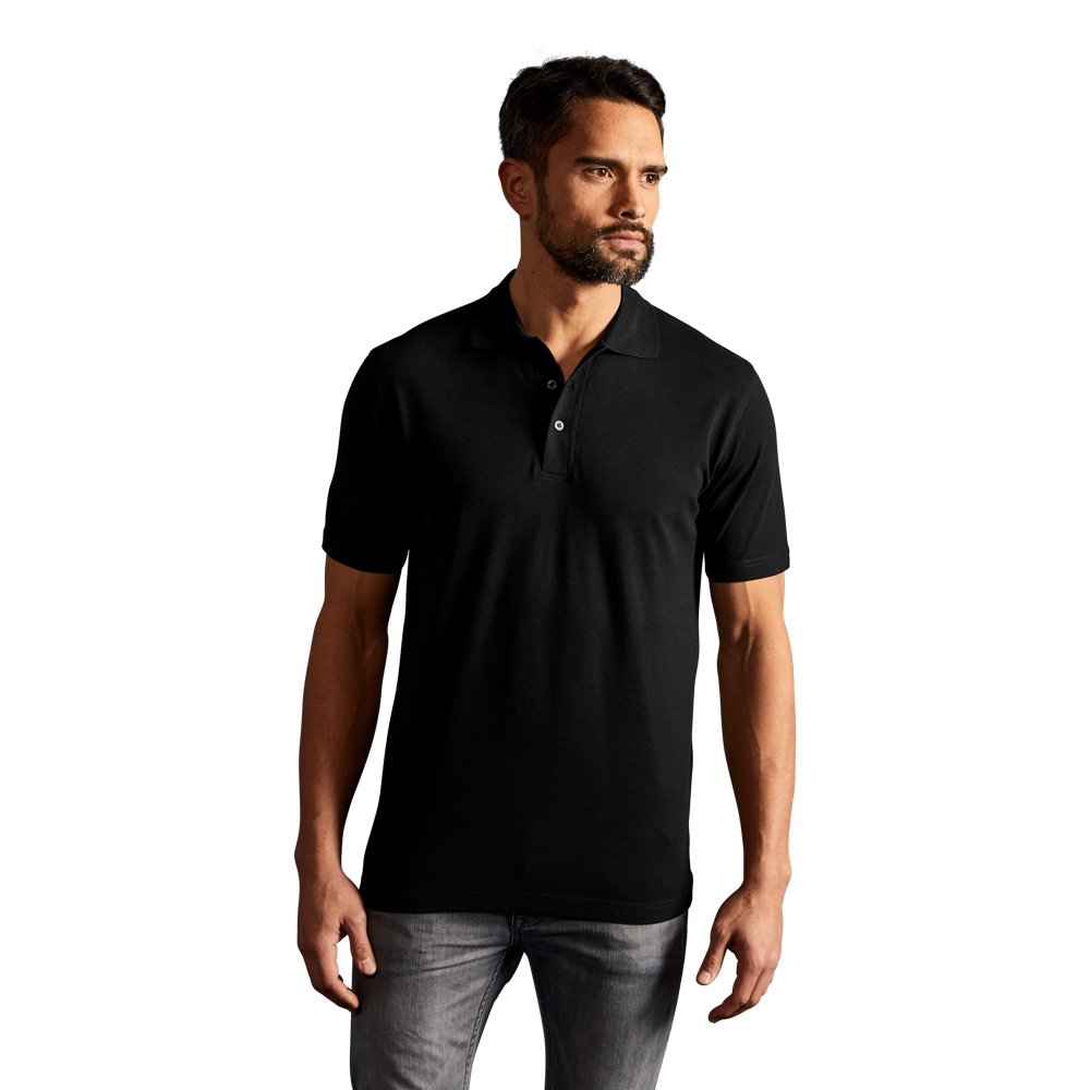 Superior Poloshirt Herren, Schwarz, L