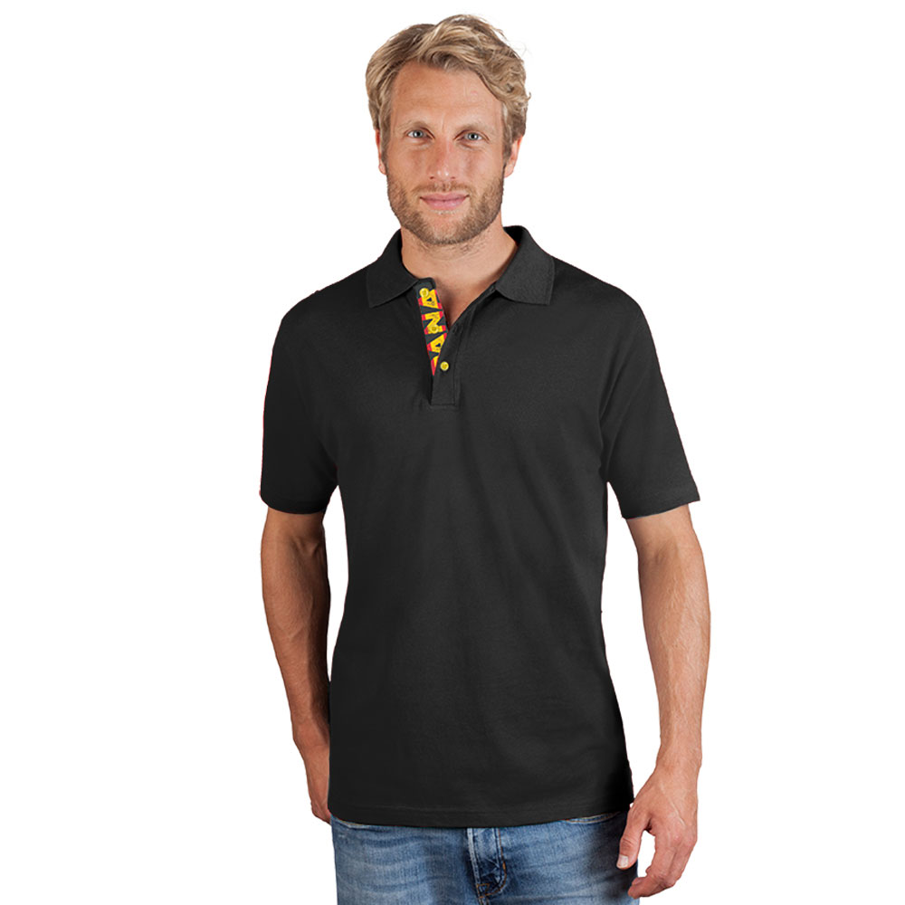 Fanshirt Spanien Superior Poloshirt Herren, Schwarz, XL