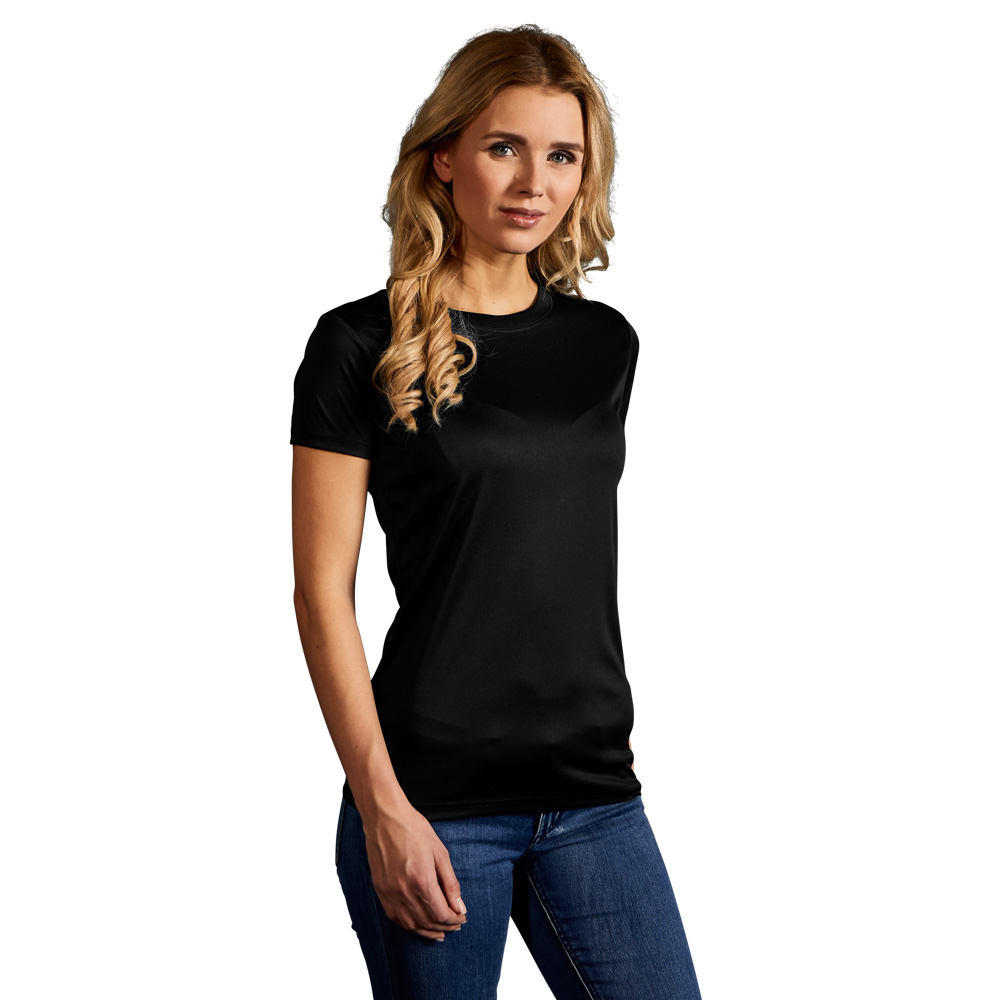 UV-Performance T-Shirt Damen, Schwarz, L