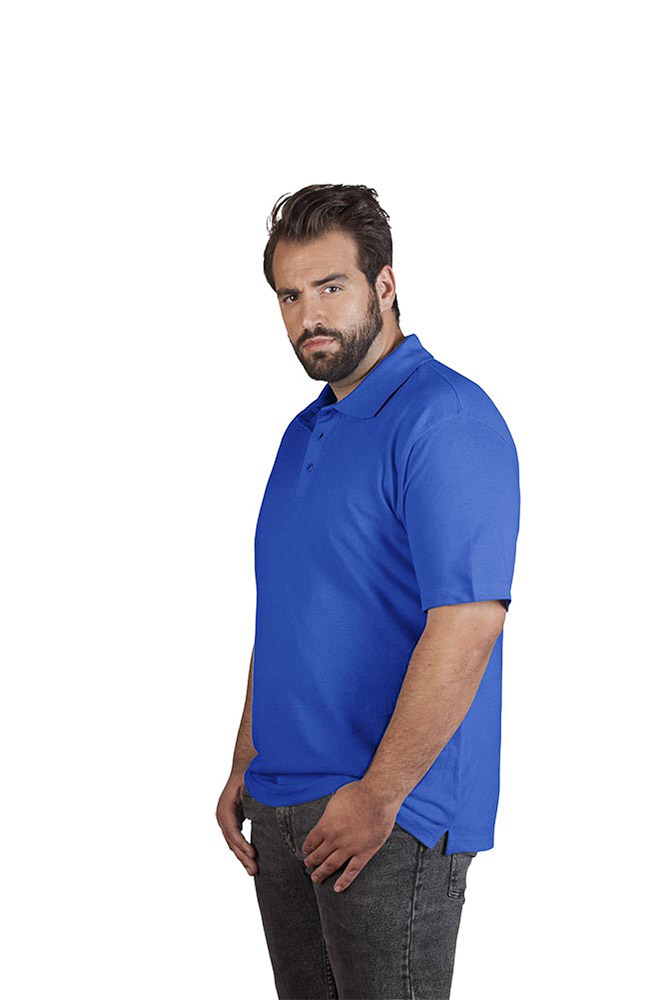 Superior Poloshirt Plus Size Herren, Königsblau, 4XL