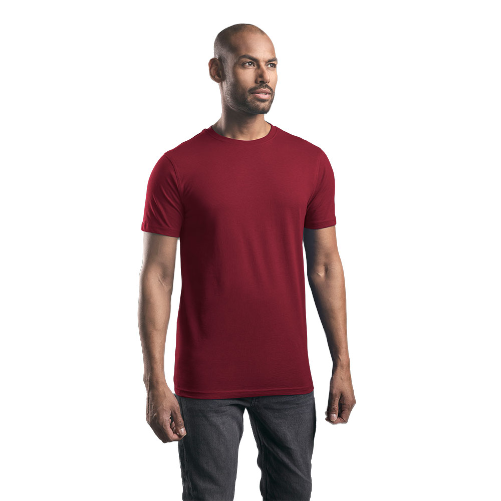 EXCD T-Shirt Herren, Granat, L