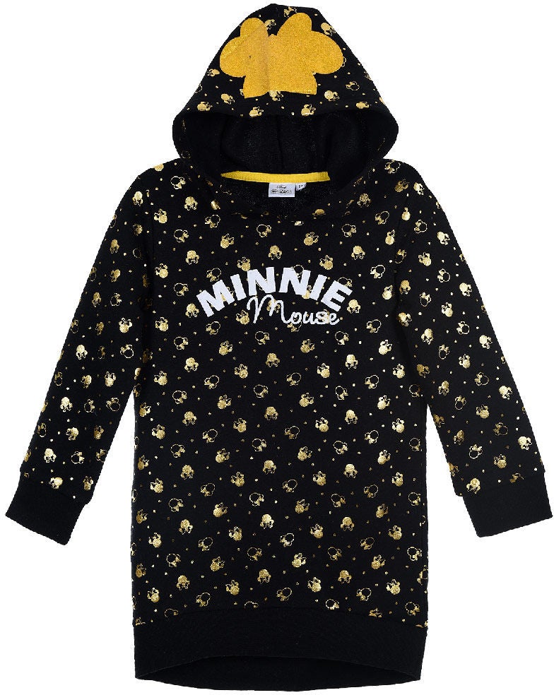 Disney Minnie Maus Hoodie, Schwarz 4 Jahre