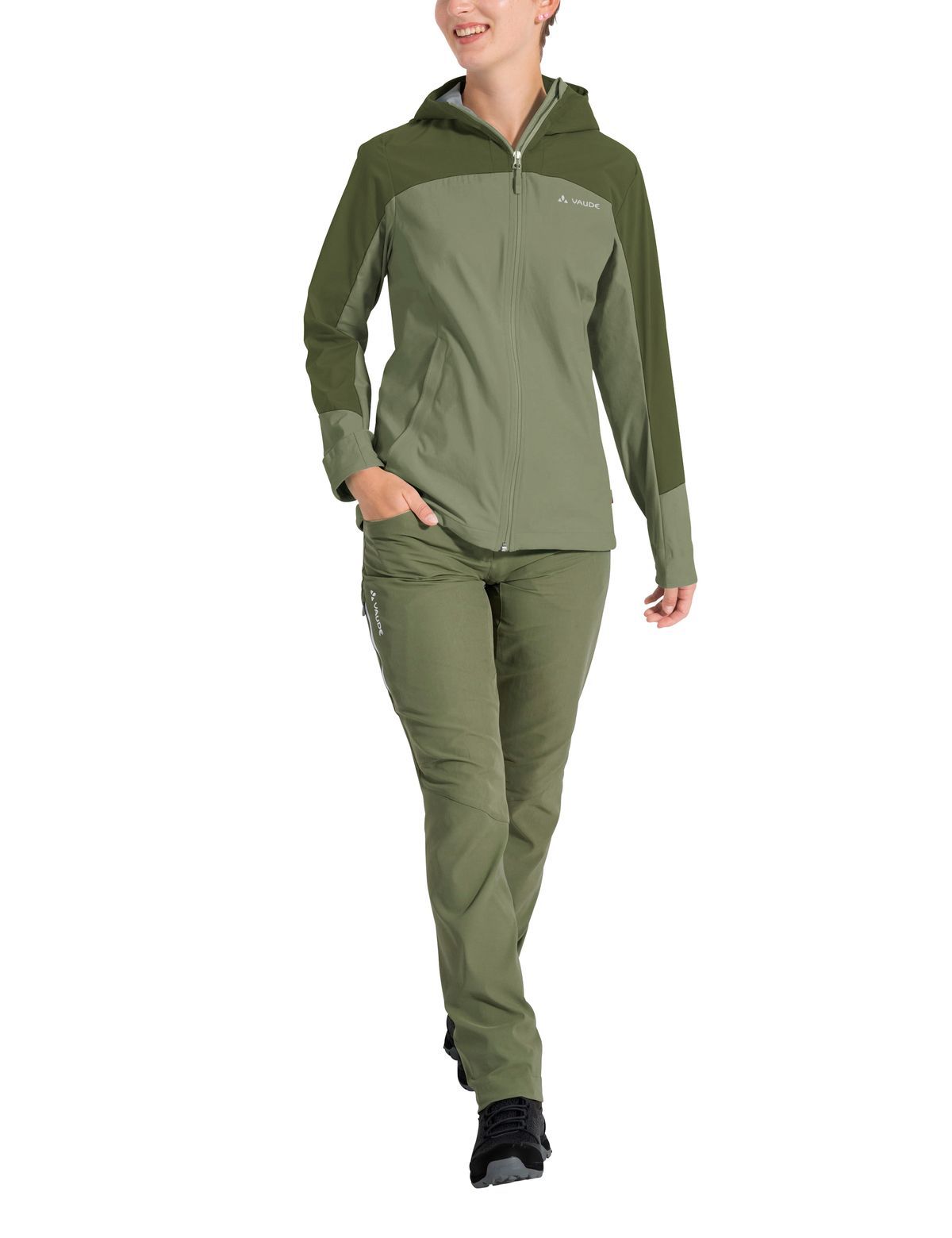 Vaude Women's Skarvan Softshell Jacket II, Fango / 42