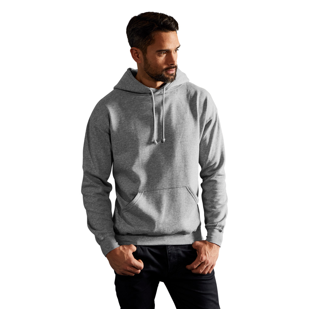 Basic Hoodie 80-20 Herren, Sportgrau, XXL