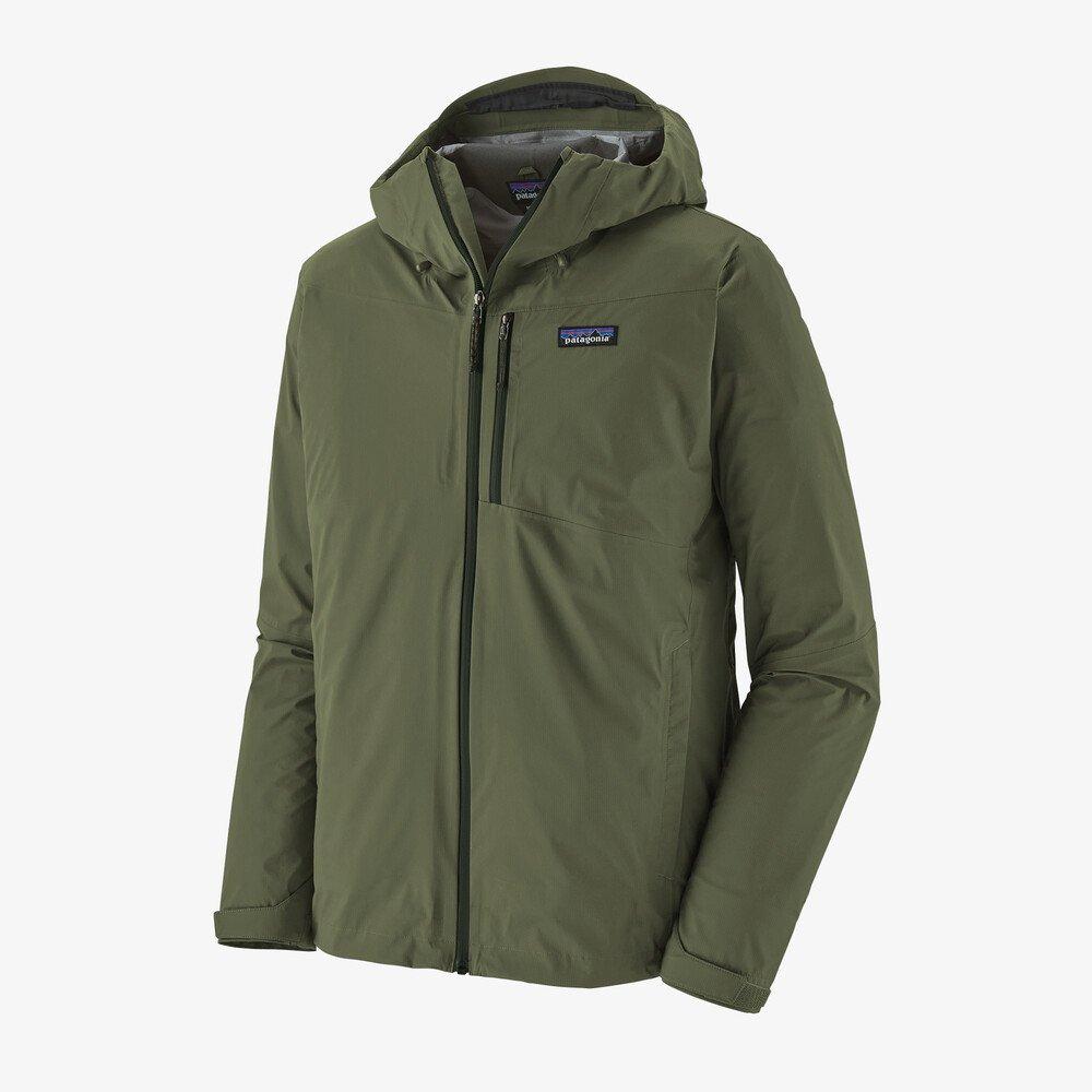 Patagonia Men's Rainshadow Jackets - 100% Recycled Nylon, Industrial Green / XL
