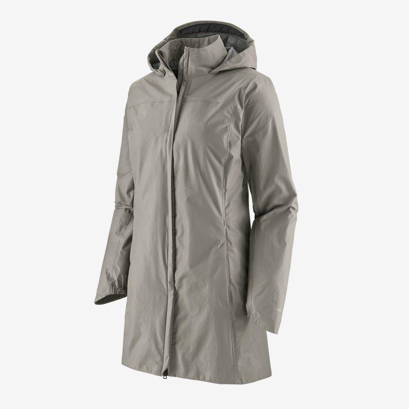 Patagonia Women's Torrentshell 3L City Coat, Salt Grey / S