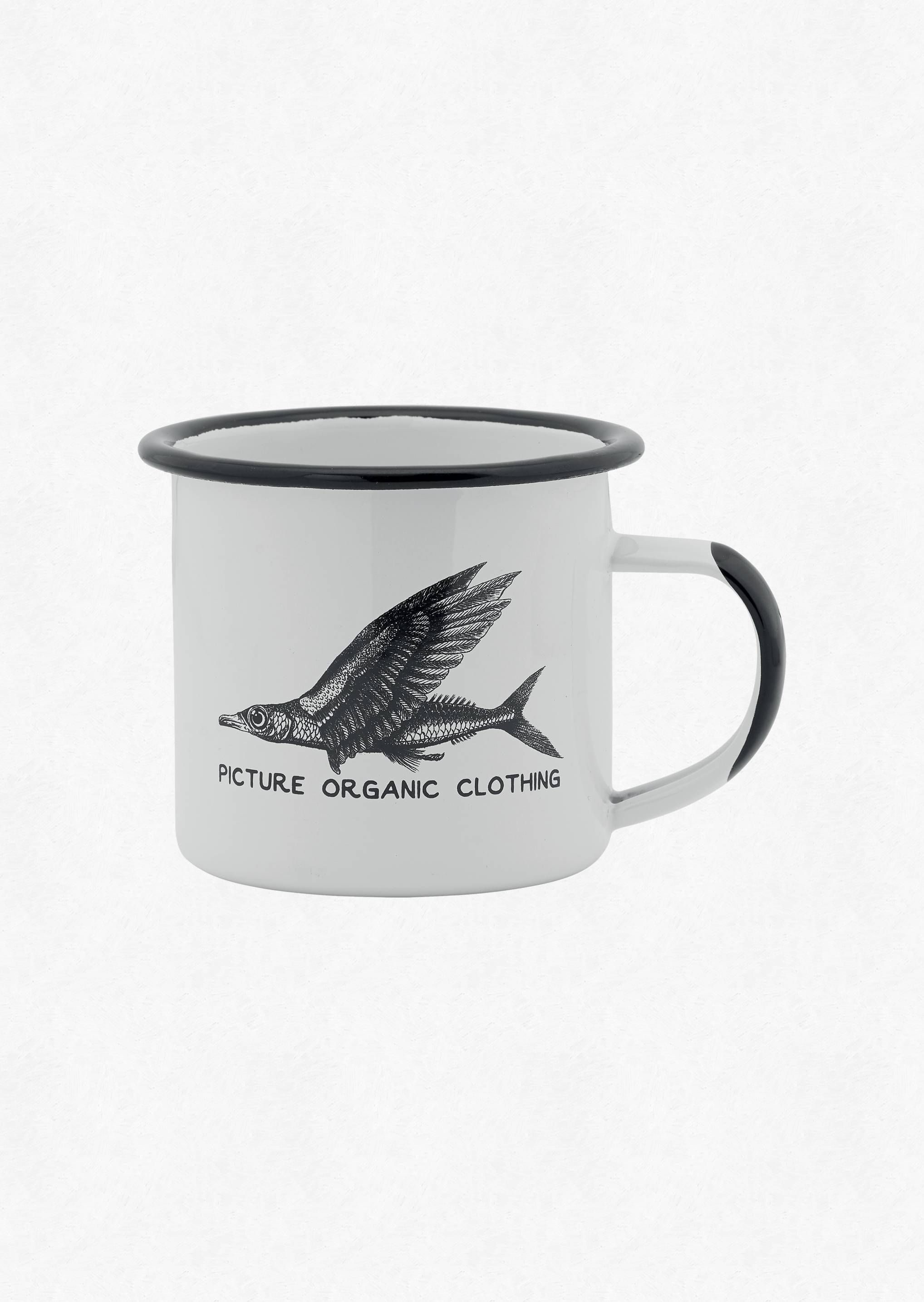 Picture Organic Sherman Cup, White w/ fish