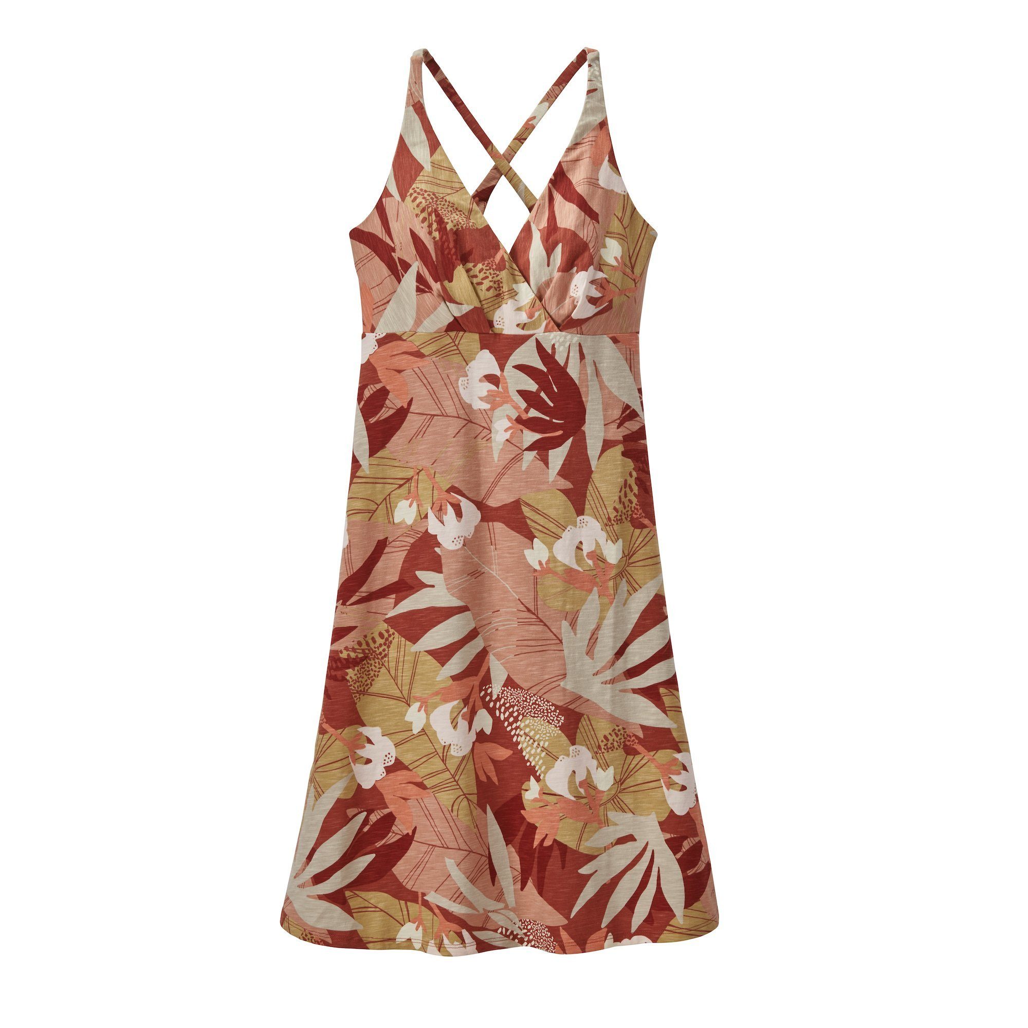 Patagonia Amber Dawn Dress - Organic Cotton, The Cotton Wild Big: Spanish Red / S