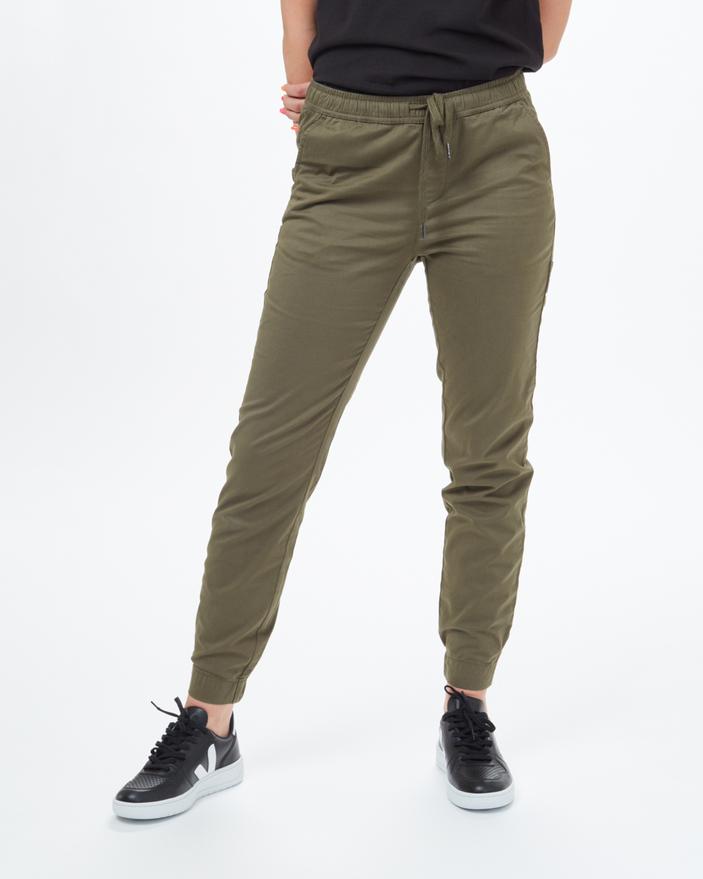 Tentree Women's Pacific Jogger, New Olive Night Green / S