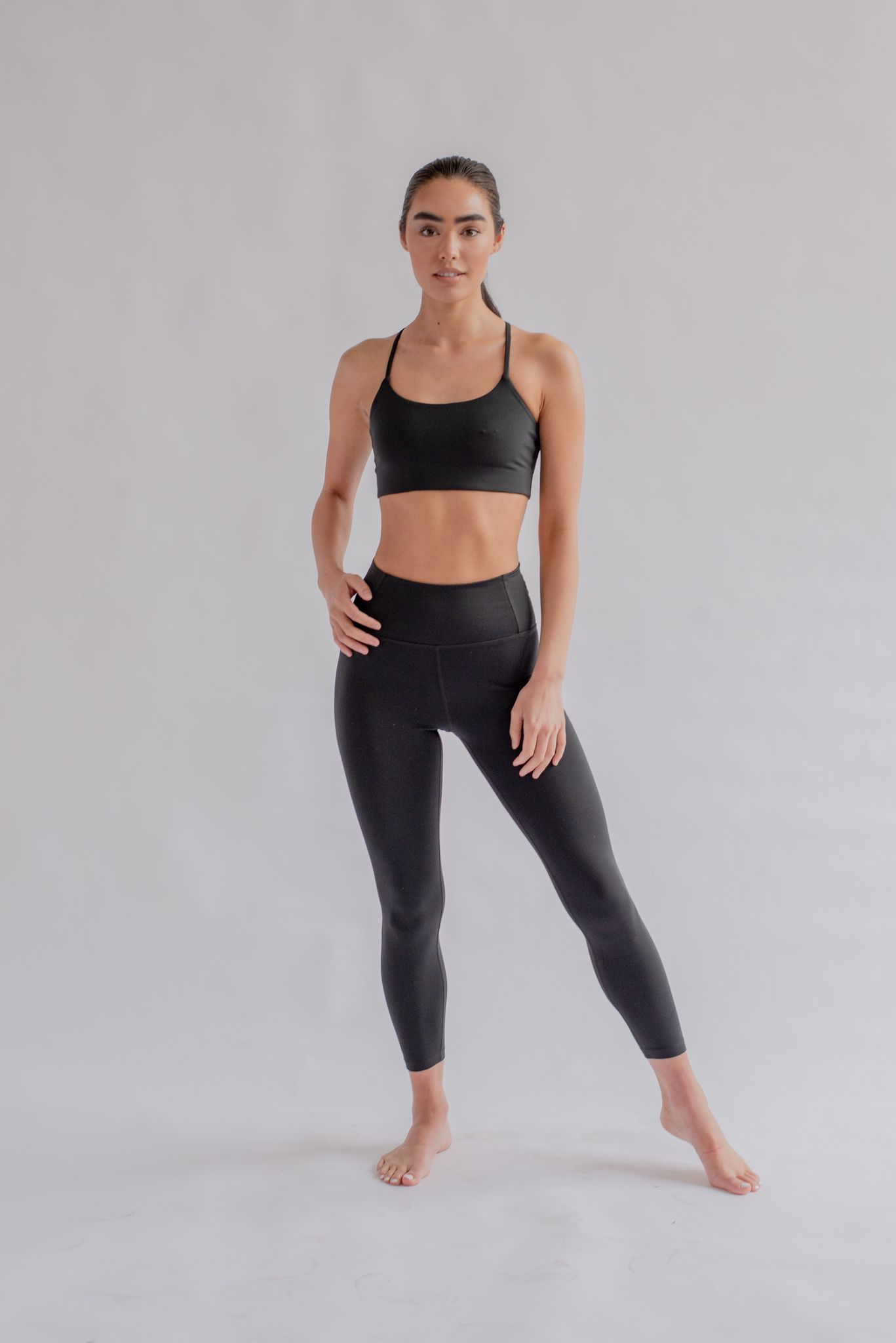 Girlfriend Collective Women's Float High-Rise Legging, Black / XS / 7/8