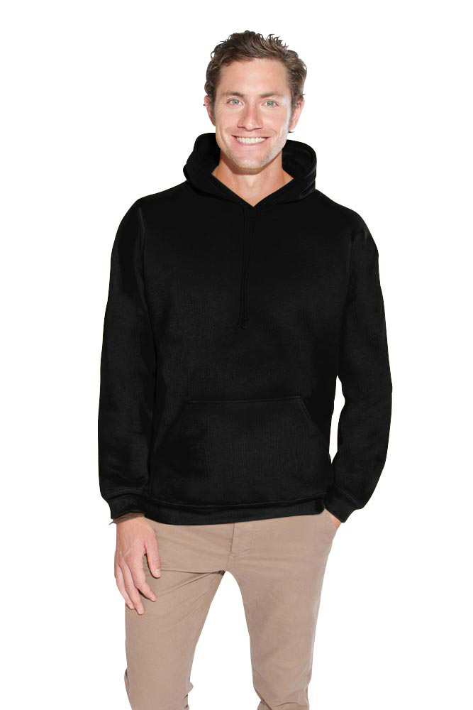Baumwoll Hoodie Herren Sale, Schwarz, XXL