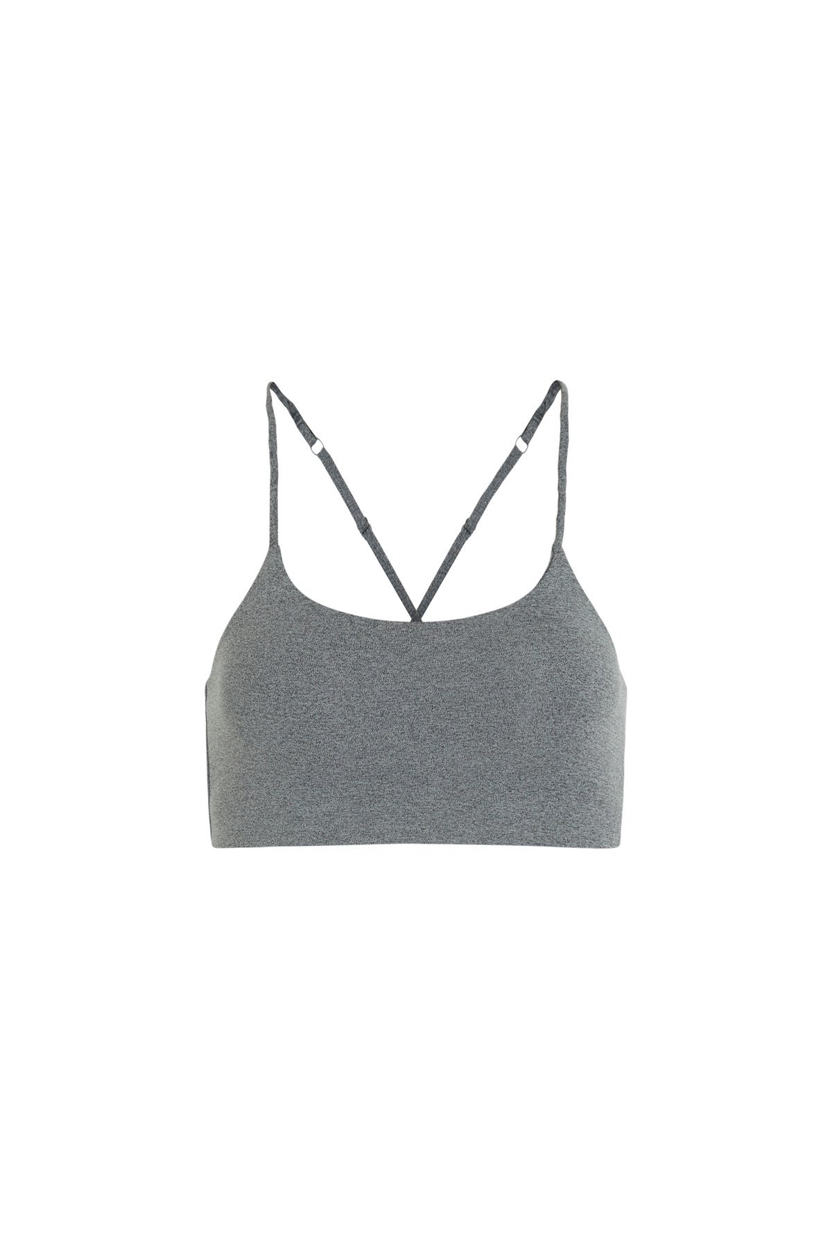 Girlfriend Collection Women's Float Juliet Bra, Heather Gravel / XS