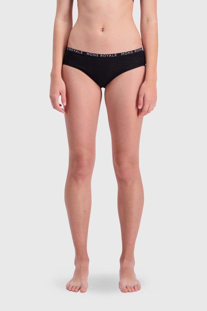 Mons Royale Folo Brief - Merino wool, Black / XS