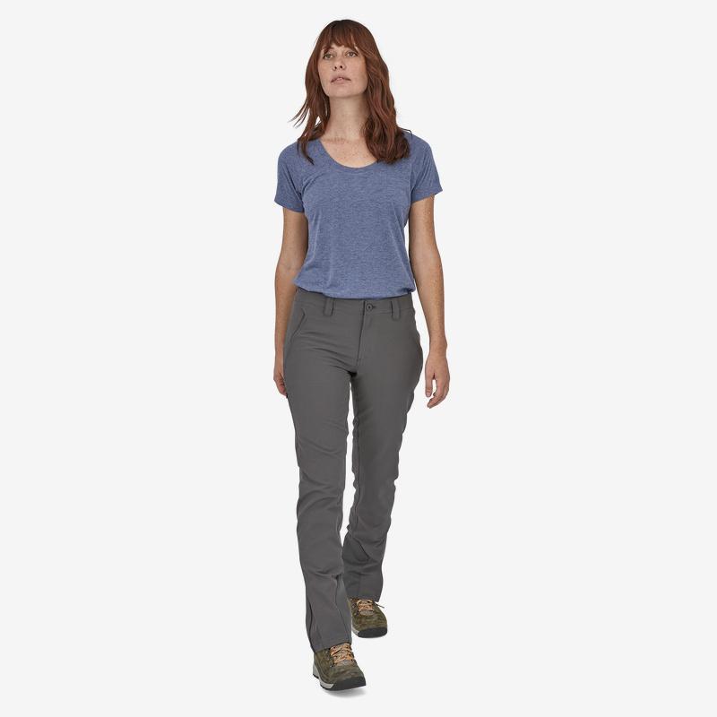 W's Crestview Hiking Pants - Recycled Polyester, Forge Grey / 6/Reg