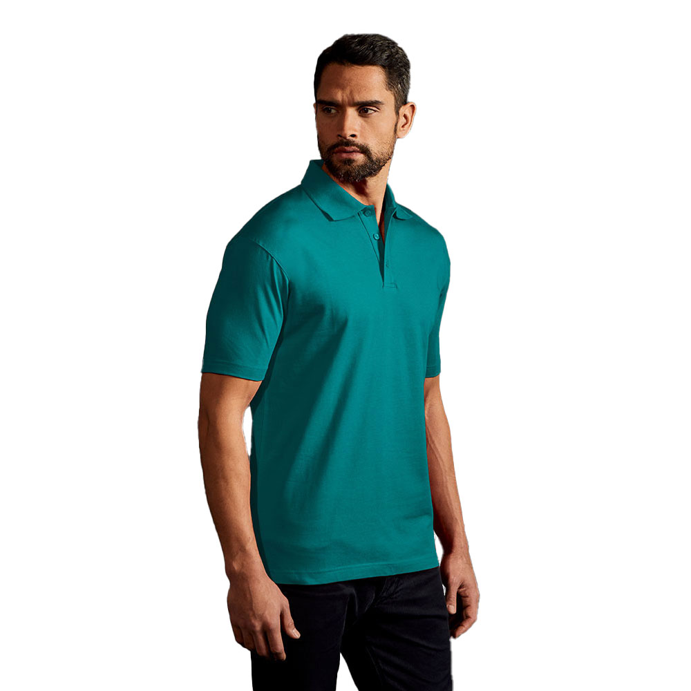 Jersey Poloshirt Herren, Jade, XXL