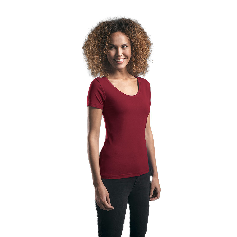 EXCD T-Shirt Damen, Granat, XL