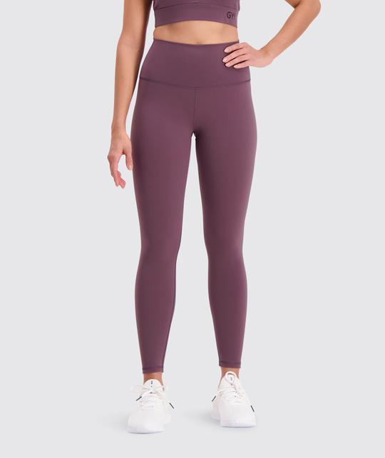 GYMNATION Women's High-waist Training Tights, Berry / XS